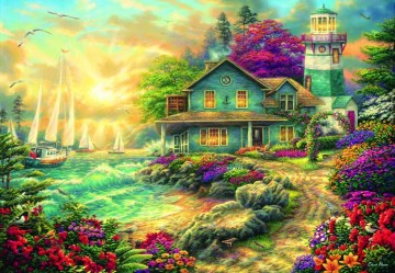 Puzzelwereld legpuzzel grafika 32339 sunrise by the sea 1000 stukjes p