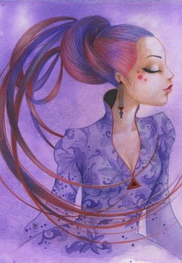 Puzzelwereld legpuzzel grafika 32547 violette 1000 stukjes p