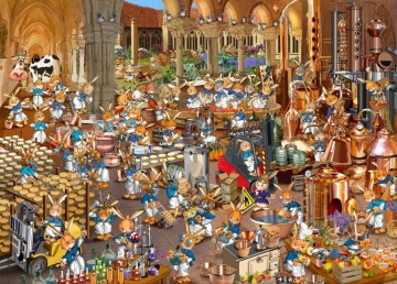 Puzzelwereld legpuzzel grafika 33337 het klooster 1500 stukjes p