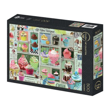 Puzzelwereld legpuzzel grafika 33380 cupcakes 500 stukjes r