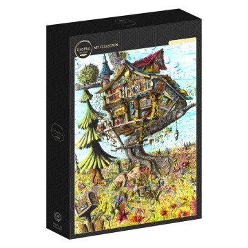 Puzzelwereld legpuzzel grafika 33644 het boomhuis 1000 stukjes l
