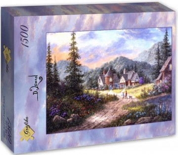Puzzelwereld legpuzzel grafika 499 hills of bavaria 1500 stukjes d