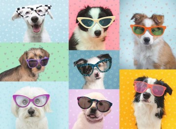 Puzzelwereld legpuzzel grappige honden ravensburger 132881 150 stukjes p