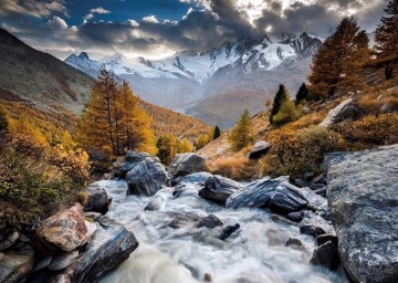 Puzzelwereld legpuzzel heye 29712 mountain stream 1000 stukjes P