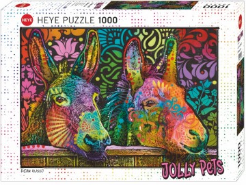 Puzzelwereld legpuzzel heye 29937 donkey love 1000 stukjes F