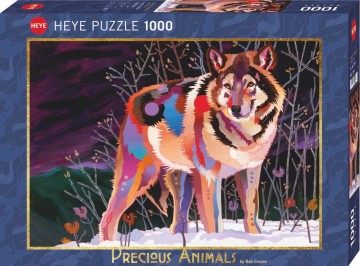 Puzzelwereld legpuzzel heye 29939 night wolf 1000 stukjes F
