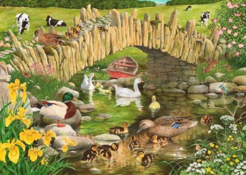 Puzzelwereld legpuzzel house of puzzles 5675 duck duck goose 250xxl stukjes