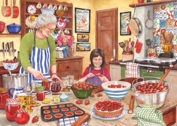 Puzzelwereld legpuzzel house of puzzles 5729 strawberry jam 250xxl stukjes