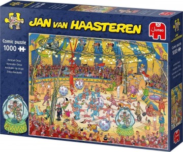 Puzzelwereld legpuzzel jan van haasteren acrobaten circus puzzel   1000 stukjes re