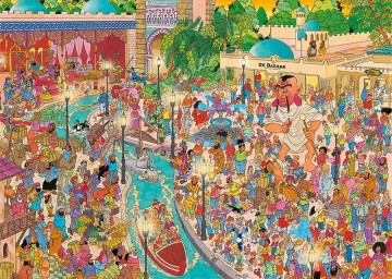 Puzzelwereld legpuzzel jumbo 00038 jan van haasteren fata morgana 1000 stukjes p