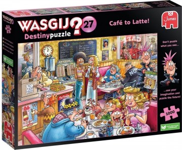 Puzzelwereld legpuzzel jumbo 00332 wasgij destiny 27 van cafetaria naar koffiebar jumbo 1000 stukjes l