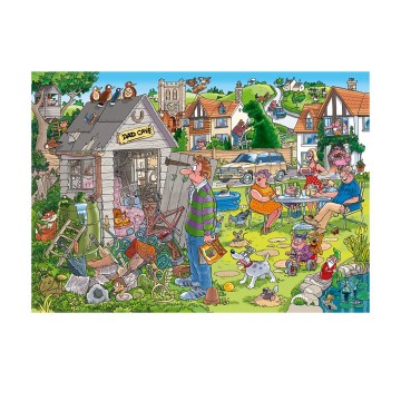 Puzzelwereld legpuzzel jumbo 00335 wasgij destiny 28 dad cave jumbo 1000 stukjes p