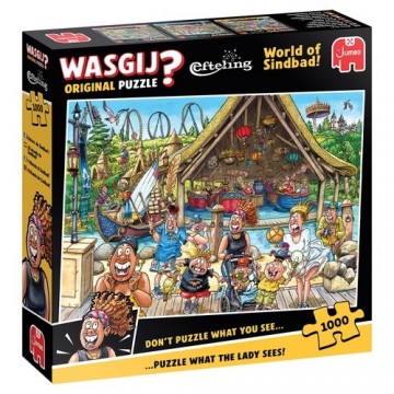 Puzzelwereld legpuzzel jumbo 00508 wasgij original efteling de wereld van sinbad jumbo 1000 stukjes l