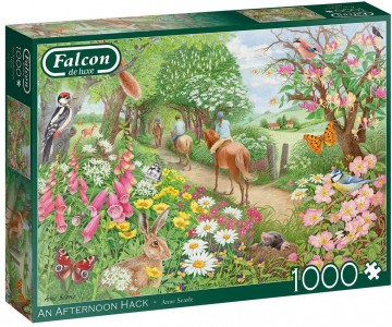 Puzzelwereld legpuzzel falcon de luxe11288 an afternoon hack 1000 stukjes L