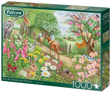 Puzzelwereld legpuzzel  falcon de luxe 11288 an afternoon hack 1000 stukjes R