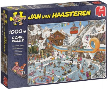Puzzelwereld legpuzzel jumbo 19065 de winterspelen 1000 stukjes L
