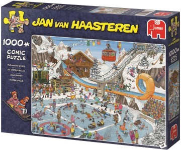 Puzzelwereld legpuzzel jumbo 19065 de winterspelen 1000 stukjes R