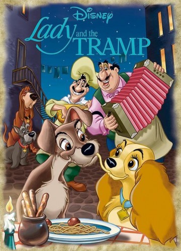 Puzzelwereld legpuzzel jumbo 19486 lady en the tramp 1000 stukjes P