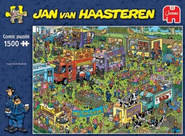 Puzzelwereld legpuzzel jumbo 20042 food truck festival 1500 stukjes F
