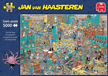 Puzzelwereld legpuzzel jumbo 20050 de muziekwinkel 5000 stukjes dp   kopie