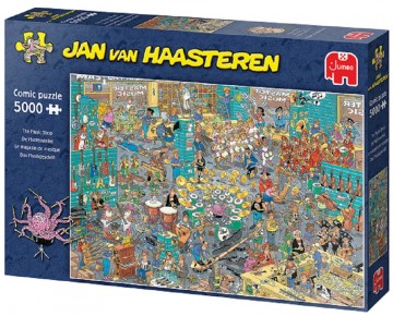 Puzzelwereld legpuzzel jumbo 20050 de muziekwinkel 5000 stukjes r