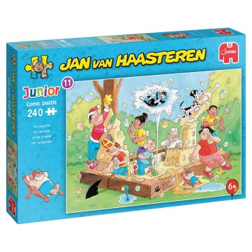 Puzzelwereld legpuzzel jumbo jan van haasteren  jvh junior de zandbak 240 stukjes 20082 l