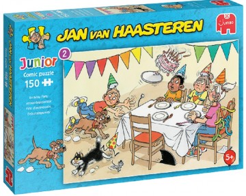 Puzzelwereld legpuzzel jumbo junior 20059 verjaardagpartijtje 150 stukjes L