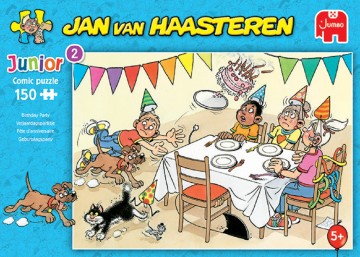 Puzzelwereld legpuzzel jumbo junior 20059 verjaardagpartijtje 150 stukjes F