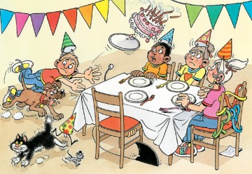 Puzzelwereld legpuzzel jumbo junior 20059 verjaardagpartijtje 150 stukjes P