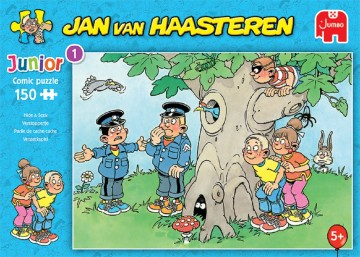Puzzelwereld legpuzzel jumbo junior 20058 verstoppertje 150 stukjes F