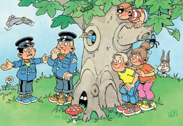 Puzzelwereld legpuzzel jumbo junior 20058 verstoppertje 150 stukjes P