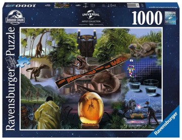 Puzzelwereld legpuzzel jurassic park ravensburger 171477 1000 stukjes d