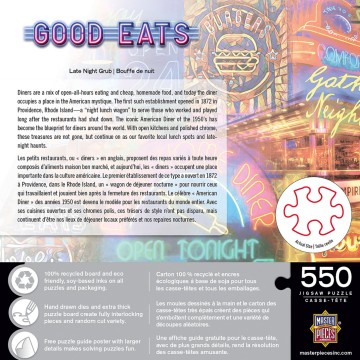 Puzzelwereld legpuzzel master pieces 32114 late night club 550 stukjes a