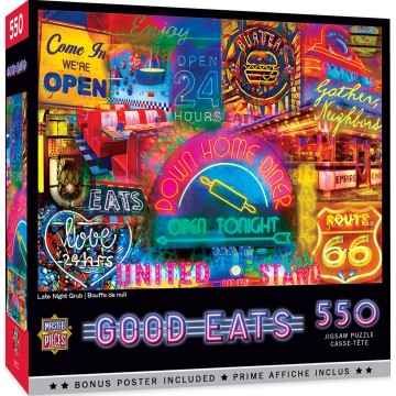 Puzzelwereld legpuzzel master pieces 32114 late night club 550 stukjes d