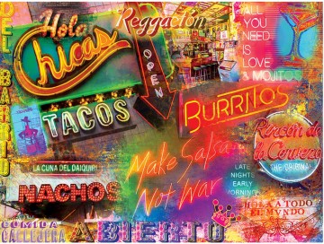 Puzzelwereld legpuzzel master pieces 32115 good eats   en el barrio 550 stukjes pp