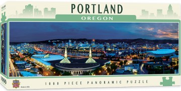 Puzzelwereld legpuzzel master pieces 71590 portland oregon 1000 stukjes d