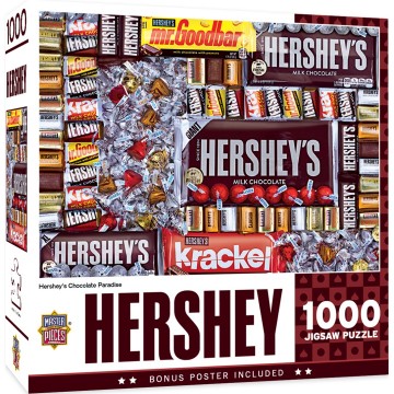 Puzzelwereld legpuzzel master pieces 71911 hersheys chocolate paradise 1000 stukjes d