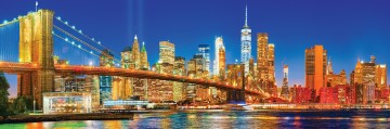 Puzzelwereld legpuzzel master pieces 71979 city panoramics   brooklyn bridge 1000 stukjes p