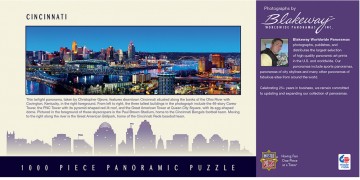 Puzzelwereld legpuzzel master pieces 72076 cityscapes   cincinnati 1000 stukjes a