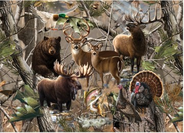 Puzzelwereld legpuzzel master pieces 72081 open season 1000 stukjes pp