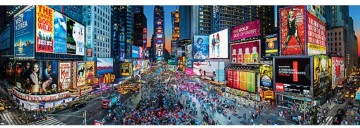 Puzzelwereld legpuzzel panorama masterpieces 72077 Times Square 1000 stukjes P