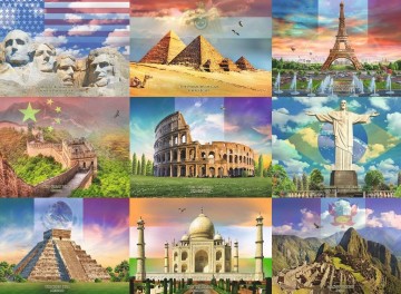 Puzzelwereld legpuzzel monumenten van de wereld ravensburger 132904 200 stukjes p
