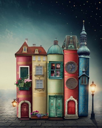 Puzzelwereld legpuzzel nova 41006 boeken 1000 stukjes p