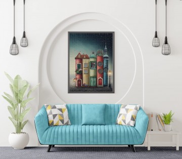 Puzzelwereld legpuzzel nova 41006 boeken 1000 stukjes s