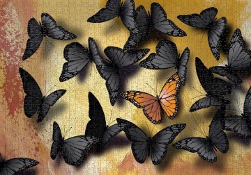 Puzzelwereld legpuzzel nova 41048 vlinders 1000 stukjes d