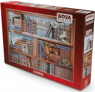 Puzzelwereld legpuzzel nova 41072 toverboeken 1000 stukjes r