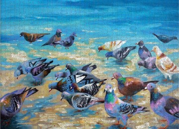 Puzzelwereld legpuzzel nova 41089 duiven 1000 stukjes d