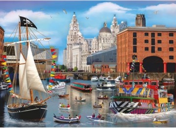 Puzzelwereld legpuzzel otter house 75083 Dockside 1000 stukjes P