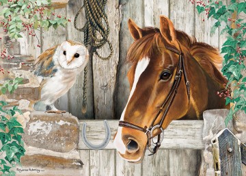 Puzzelwereld legpuzzel otter house 73574 The Stable Door 1000 stukjes P