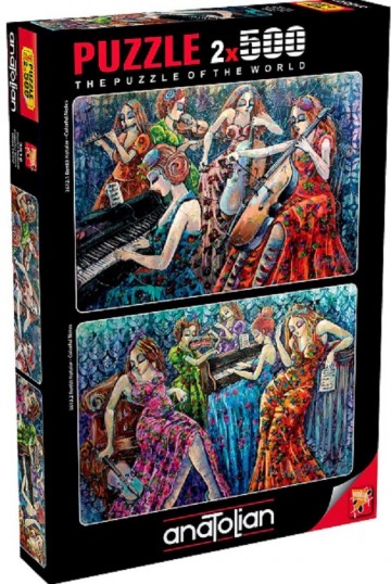 Puzzelwereld legpuzzel anatolian 3612 Colorful Notes 2 X 500 stukjes L